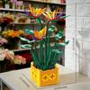 Bouquet Building Blocks Moc Paradise Bird Bricks Home Decoration Diy Toys Girl Birthday Gift