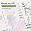 Gradient Morandi Waterproof Index Tabs: Long & Short for Student Notes & Key Item Classification
