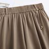 Women's Plus Size High Waist Straight-leg Cropped Pants – Elastic Waist Trousers (Sizes XL-6XL) for Summer
