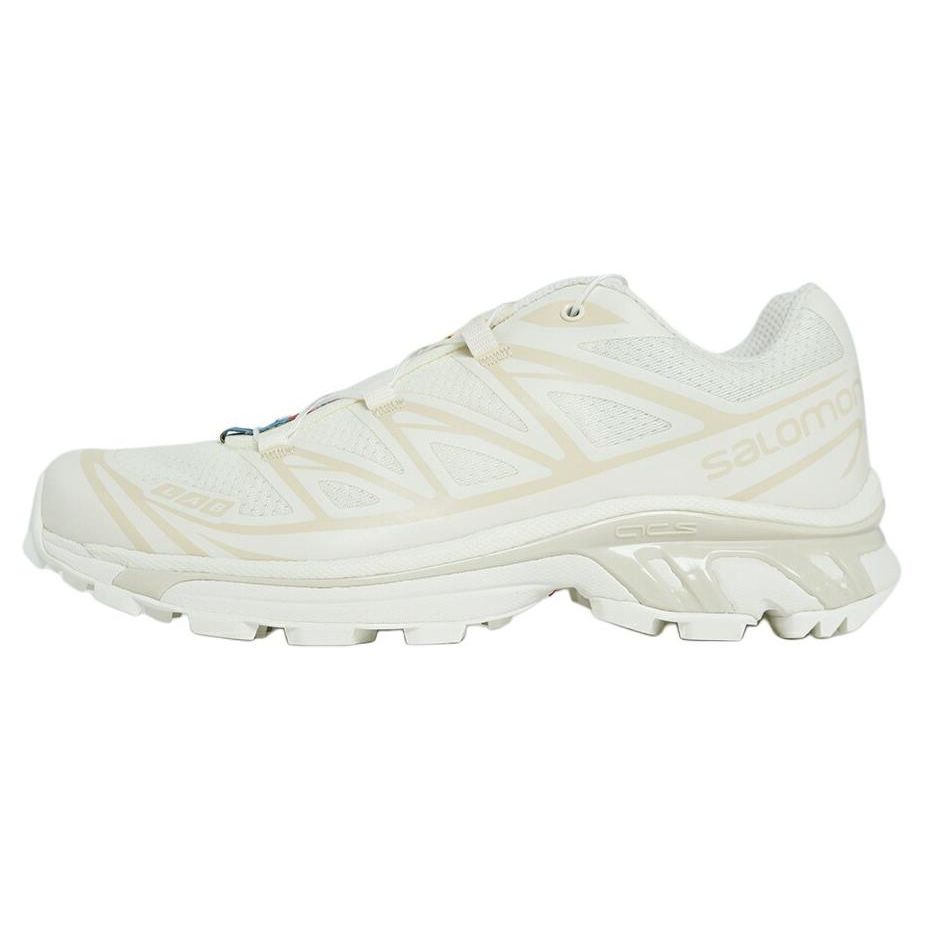 SALOMON XT-6 Protiskluzové Odolné Pohodlné Outdoorové Funkční Boty s Nízkým Svrškem Unisex Boty Bílé Béžové 474453