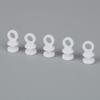 50Pcs Curtain Rail White Modern Style Accessories Plastic Curtain Track Gliders For Home Hanging Curtain Glider Hook Ring Rail
