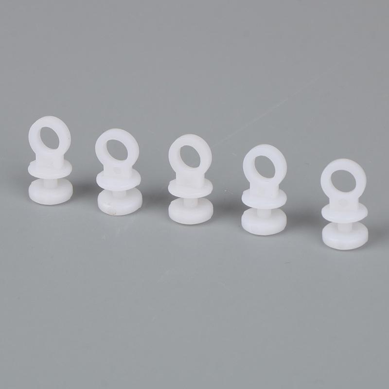 50Pcs Curtain Rail White Modern Style Accessories Plastic Curtain Track Gliders For Home Hanging Curtain Glider Hook Ring Rail