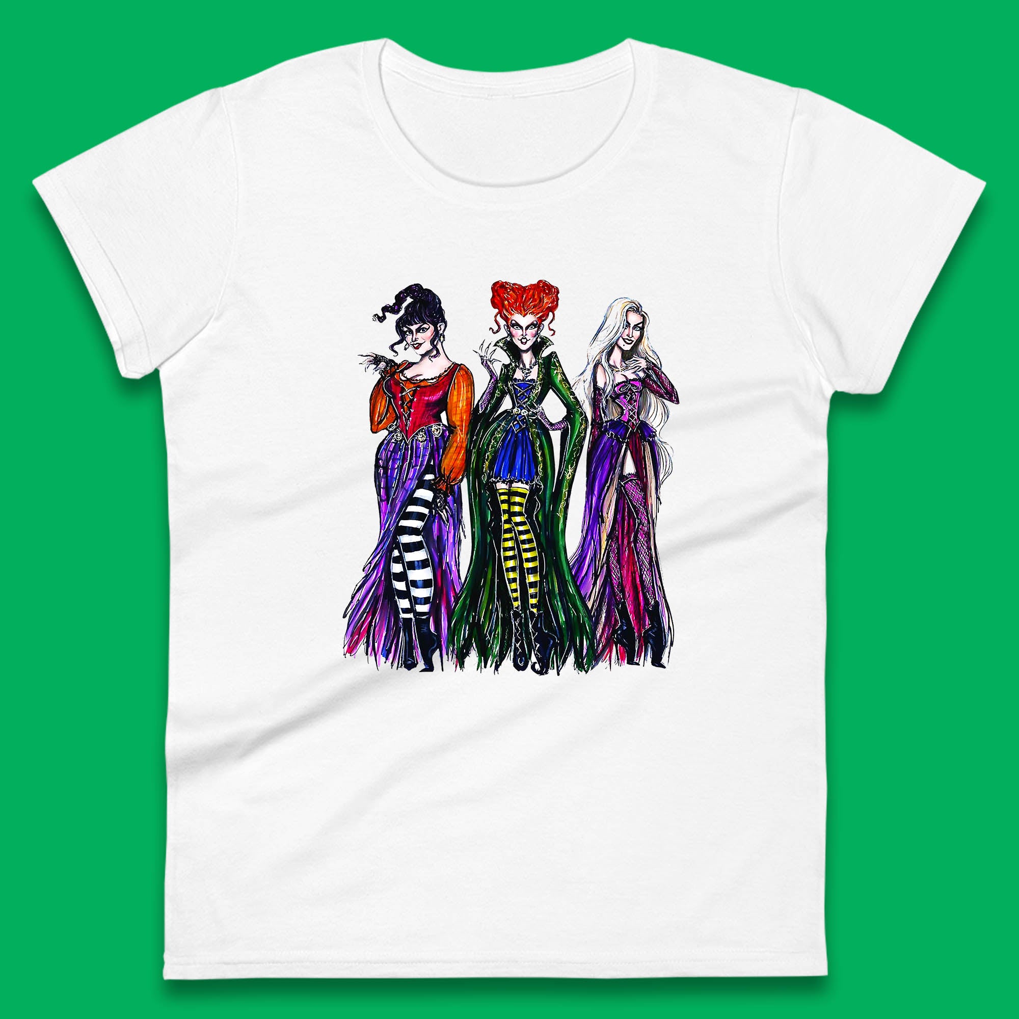 

Halloween The Sanderson Sisters From Hocus Pocus Vintage Halloween Witches Womens Tee T Shirt Mens Tops Unisex Top S