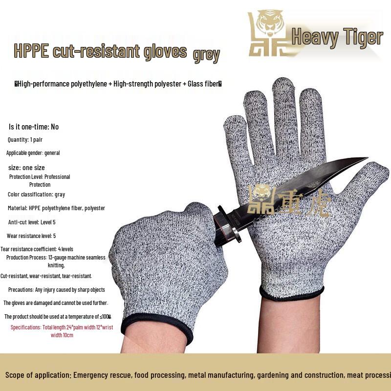 

Chonghu Level 5 Cut-Resistant Work Gloves