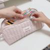 With Lanyard Pencil Case Large Capacity Pencil Pouch Blue White Pen Bag  School