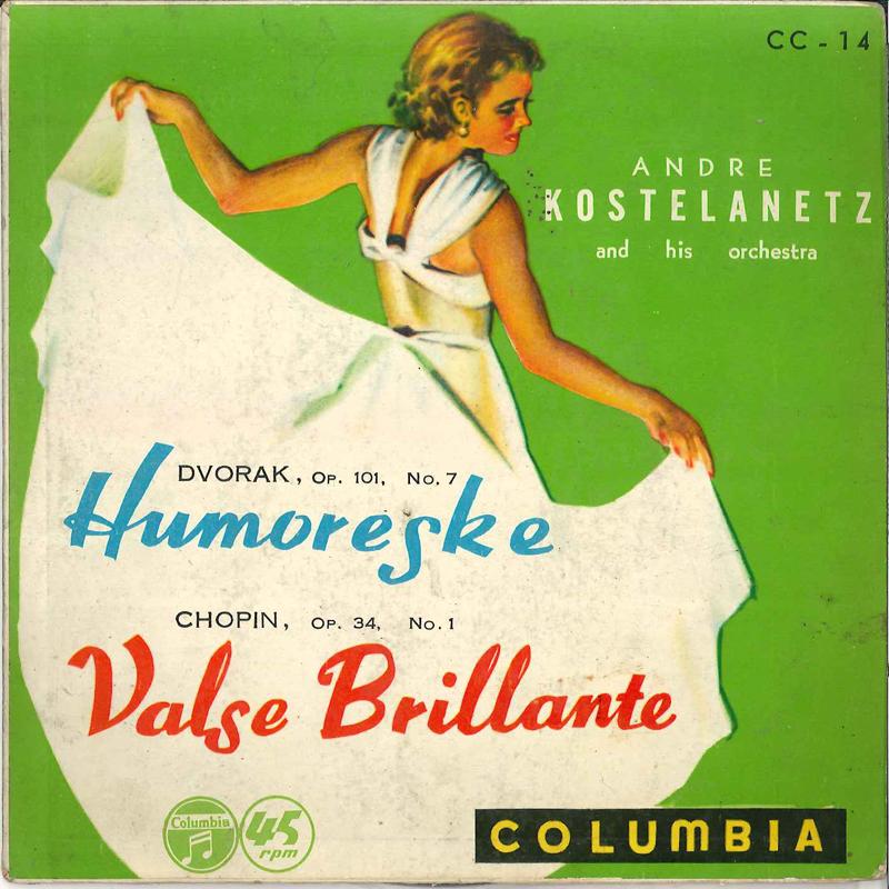 

7inch Record CONDUCTED BY ANDRE KOSTERRANETS / T - Humorescu / Kareinaru Enbukyoku CC14 COLUMBIA 1987 Japan Classical Used