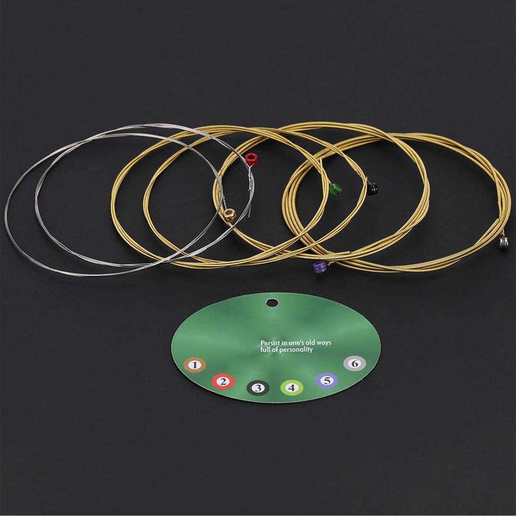 Orphee TX640 6pcs  Acoustic Folk Guitar String  Set (.012 .053) Phosphor Bronze Medium Tension