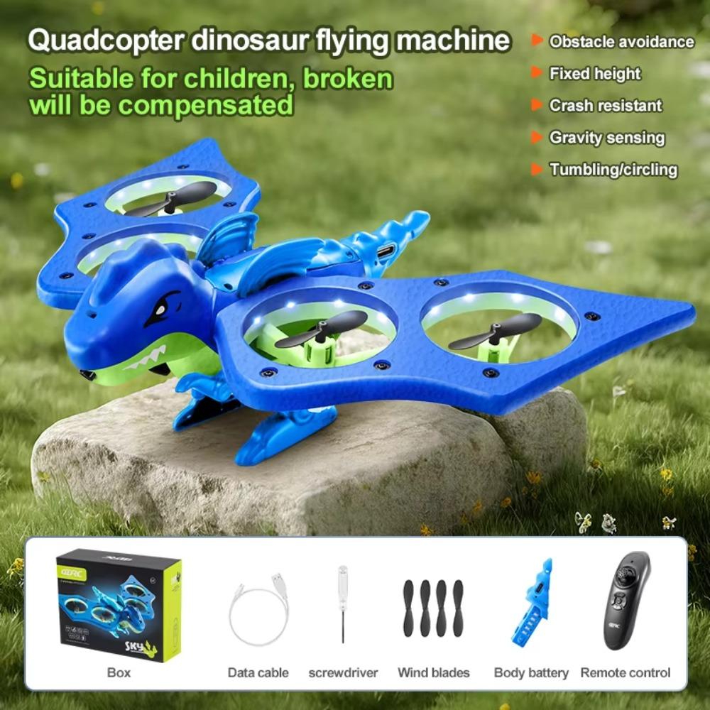 EPP Foam Dinosaurs RC Plane Gravity Sensing 2.4G Radio Control Plane  Kids Toddlers Children