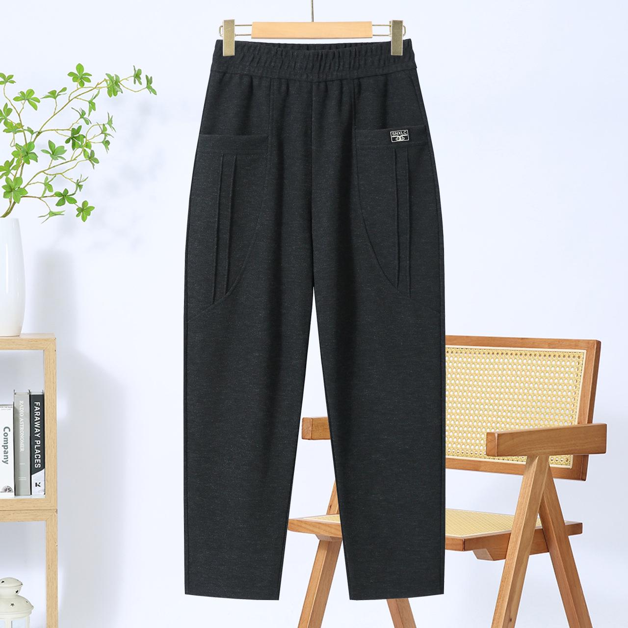 

Best-Selling Women s Slim Fit Harem Pants - Casual Loose Fit for Middle-Aged & Seniors, Ideal for Spring & Autumn 2XL (100-115 Jin)