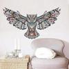 1 Pcs Cartoon Owl Animal Wall Sticker Bedroom Living Room Study Background Creative Decorative Sticker Wall Decor