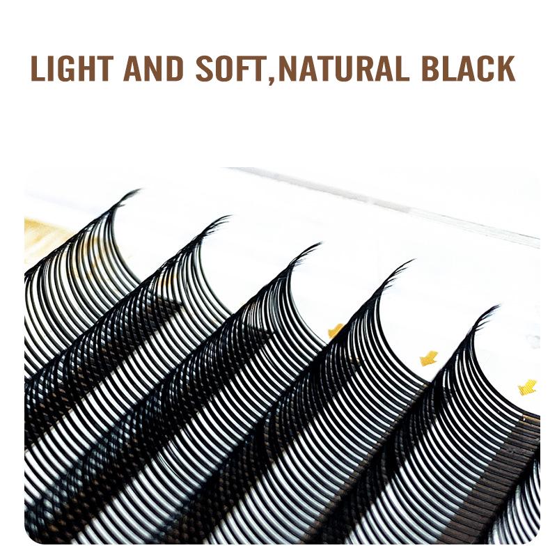 NATUHANA 5D Super Soft Fairy Lash Extensions - Non-Scattering Multi-Pick Single Strands.