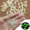 100Pcs Oval Luminous Fishing Beads Glow In The Dark Lure Float Floating Tackles