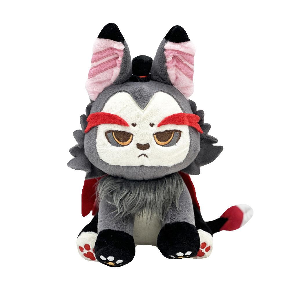 

Hazbin Theme Hotel Мультяшный Аниме Персонаж Хаск Плюшевая Игрушка Подушка Детский Подарок