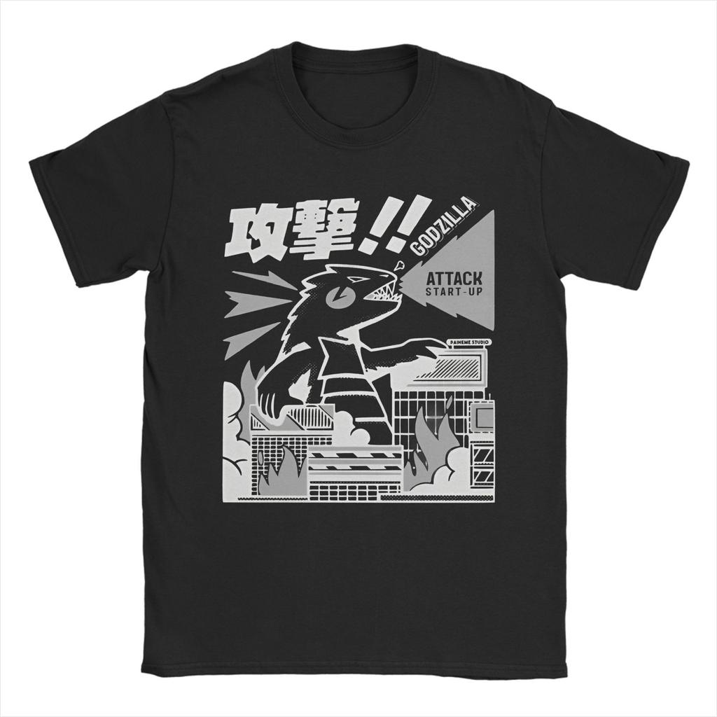 Mens Womens Anime Cartoon Giant Dinosaur Shirt Cotton Graphic Printed Tee Japan Movie Shirts Clothing Outfits