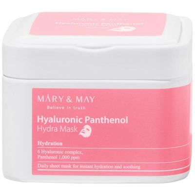 Mary&May Máscara Hydra com Ácido Hialurônico e Pantenol 400g 30 Unidades