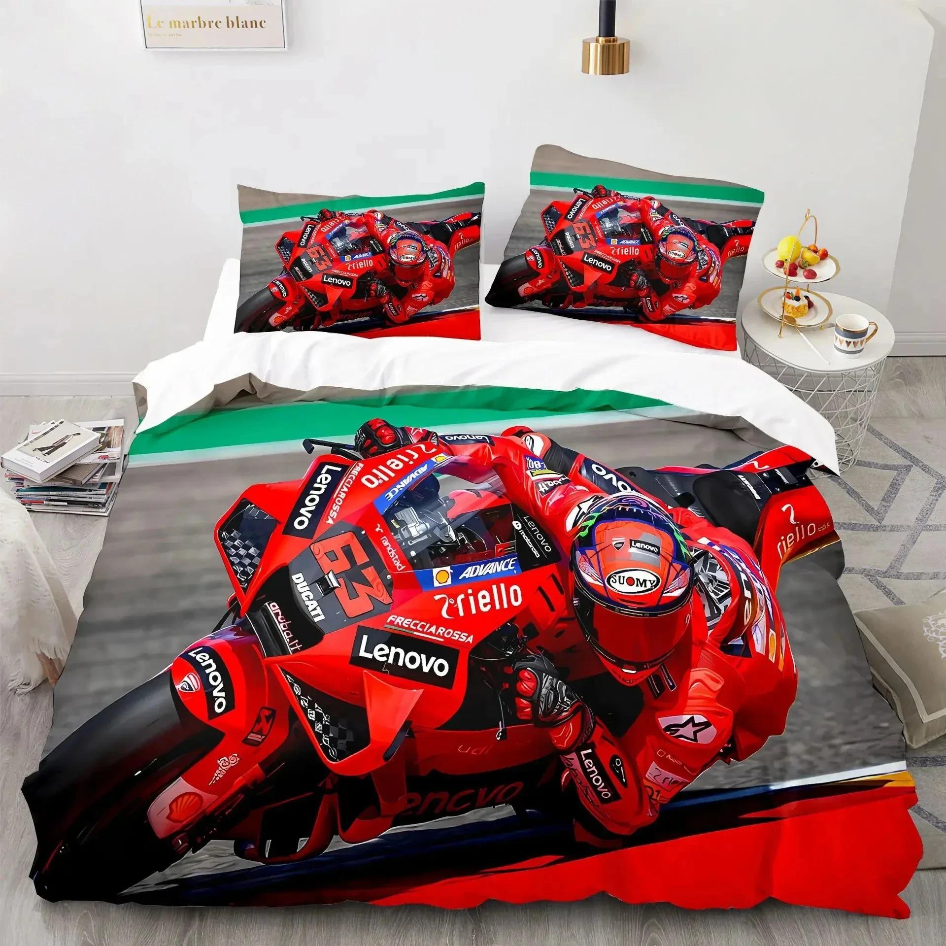 

3D Print Marc Marquez 93 Комплект постільної білизни Підодіяльник Постільний комплект Підодіяльник Наволочка Підодіяльник king Queen Size Постільна білизна для дорослих хлопчиків 70x133cm 2pcs