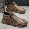 Autumn High-top Labor Insurance Shoes Casual Sports Non-slip Wear-resistant Shoes Short Boots Casual Martin Boots