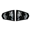 For BMW 3 Series G20 320i 325i 330i 2019-2025 Car Rear Louver Window Side Shutter Cover Trim Sticker Vent Scoop ABS Carbon Fiber