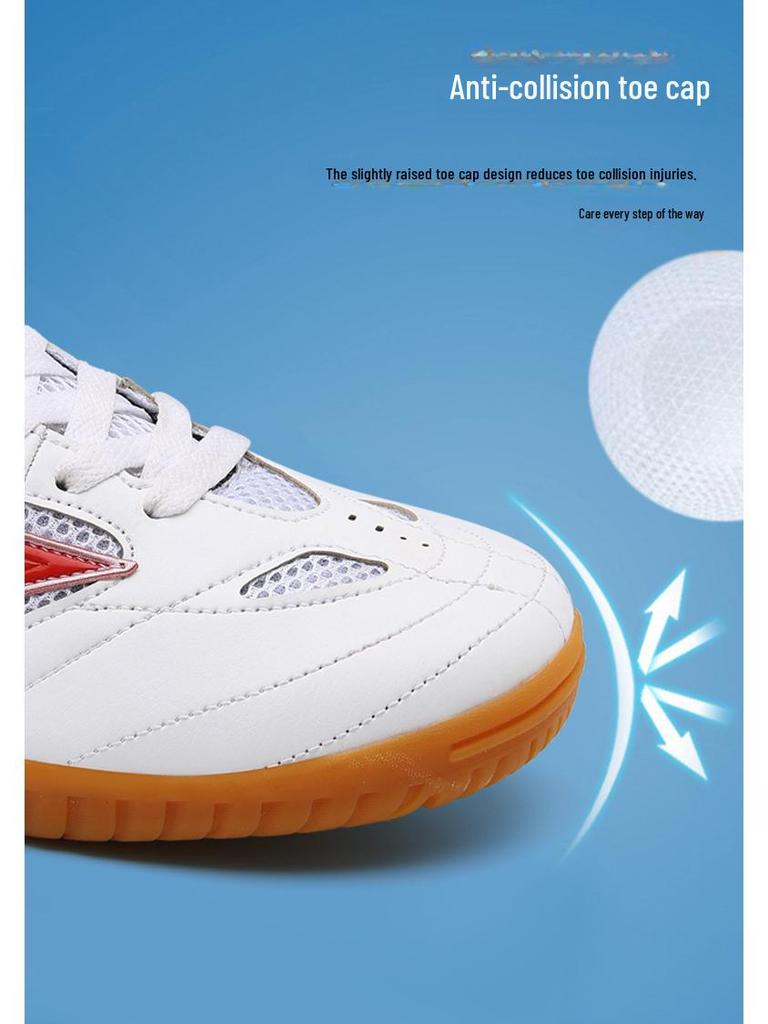 Men's Lightweight Spring Table Tennis Shoes: Comfortable, Breathable, Wear-Resistant, Trendy, Professional Training Sports Footwear.