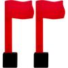 2PCS Mailbox Flag Replacement, 8.8''*3.5'' Professional Mailbox Flag Replacement Kit, Ideal for Homeowners, Renters, Residential Mail Box, A