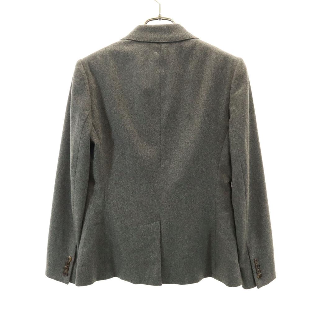 Ralph Lauren Jaqueta sob medida de mistura de lã 7 cinza Infantil Usada