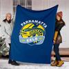 1pc Football Team (22) Theme Blanket - Digital Print, Polyester, Cozy for All Seasons, Perfect for Outdoor, Camping, and Travel