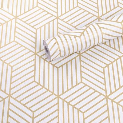 45cm Decorative Walls Paper Wall Sticker Wallpaper Self Adhesive Anti Fouling Peel and Stick Wallpaper Geometry PVC Wallpapers