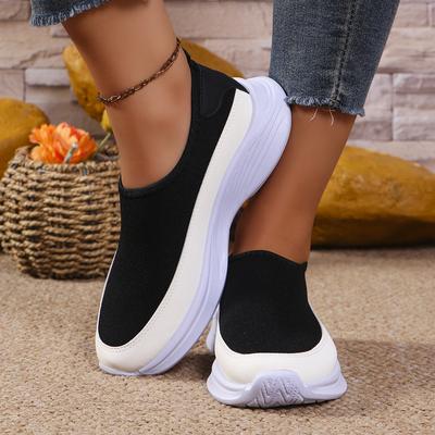 Mode Damen Freizeit Sportschuhe Leichte Sneaker Damen Weiß Outdoor Atmungsaktives Mesh Schwarz Laufschuhe Athletisch Jogging Tennisschuhe