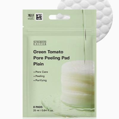 Sungboon Editor Green Tomato Pore Peeling Pad Plain 8 Stück