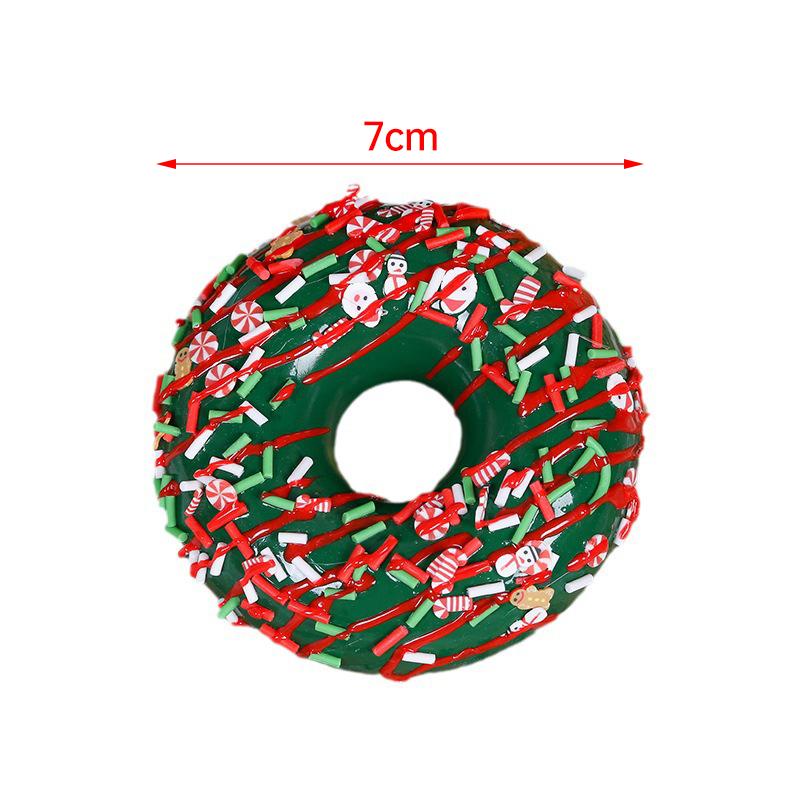 6 Pcs Artificial Cake Simulation Donuts Faux Doughnuts Realistic Dessert Candy  Decor Fake Food Model Cake Shop Photo Props