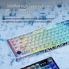 Qianxingzhe V82S Transparent Three-Mode Mechanical Keyboard