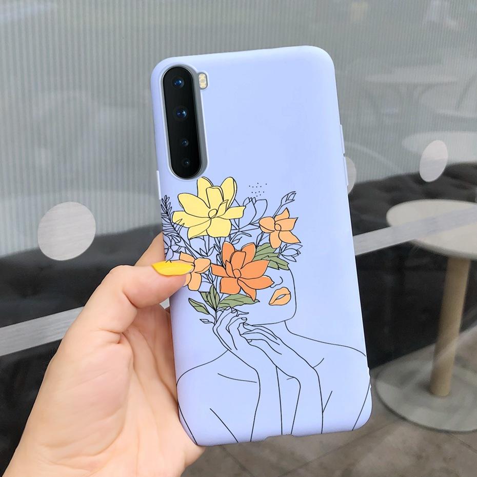 Für Oneplus Nord Hülle Bunte Silikon Weiche Rückabdeckung Für One Plus Nord 5G OnePlus Z 1+Nord Handyhülle Süßer Stoßfänger Funda