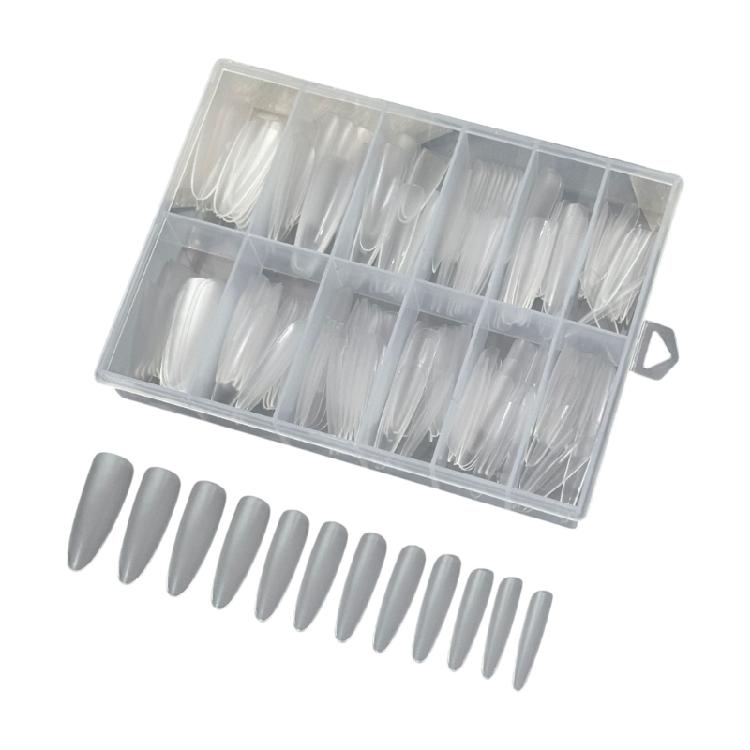 240 Pcs False Nail for Nail Extensions Press On Nail Extras Long Nail Tips Artificial Nail Full Cover Stick On Nail
