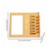 Guitar Bridge Plate with Saddles Adjustable Hardware Long-Lasting for Luthier