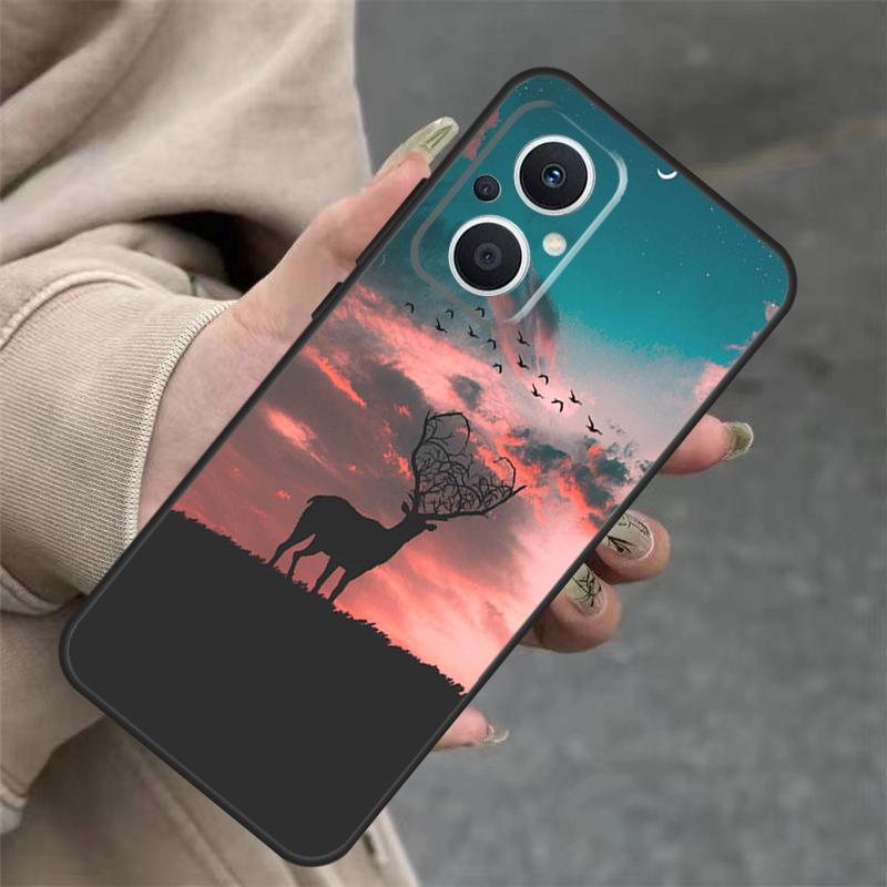 Deer Hunting Camo Case For OPPO Reno 11 F 10 Pro 4 5 6 7 8 Lite 4Z 5Z 8T OPPO Find X3 X2 Lite X6 X5 Pro Cover