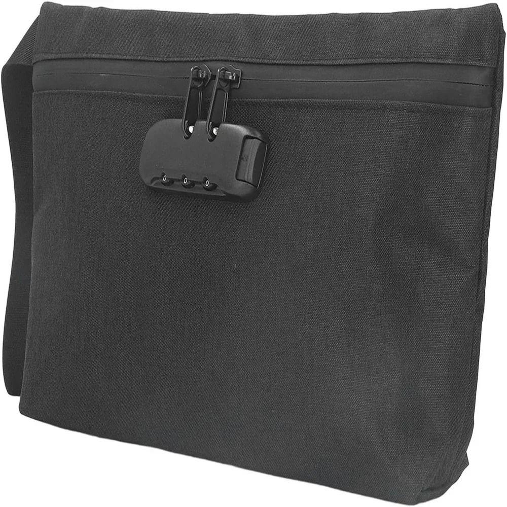 Combination Lock Smell Isolation Case Carbon Lined Travel Medicine Box  Camping