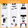 Adesivos Criativos de Porta de Halloween Incluindo Fantasmas Assustadores e Demônios Malignos Perfeitos Para Decoração Festiva