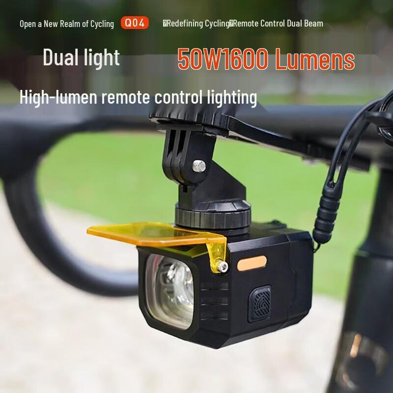 Lishi Jiuyue Q04 High Brightness Bicycle Headlight 75x52x45mm