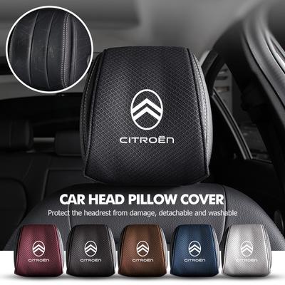 Ice Silk Car Headrest Cover Anti Dirty Protective Cover For Grand Berlingo Jumper Celysee Xsara Picasso Aircross Saxo
