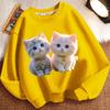 Cute Little Cat Hoodie for Children, Long-sleeved Loose Coat for Boys and Girls in Spring and Autumn