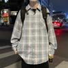 2024 Spring And Autumn Checkered Shirt Men'S Long Sleeve Sunscreen Jacket Casual Student Couple Trendy Shirt