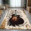 Vintage Phonograph Carpet, Anti Slip Bedroom Carpet Indoor Carpet E-sports Room Carpet Laundry Room Floor Matkitchen Floor Mat