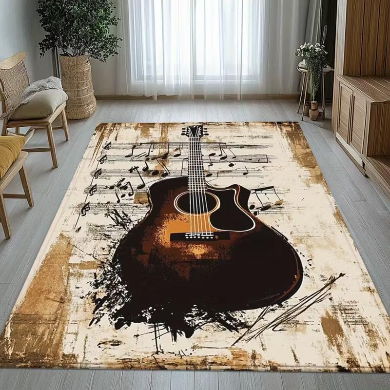 Vintage Phonograph Carpet, Anti Slip Bedroom Carpet Indoor Carpet E-sports Room Carpet Laundry Room Floor Matkitchen Floor Mat