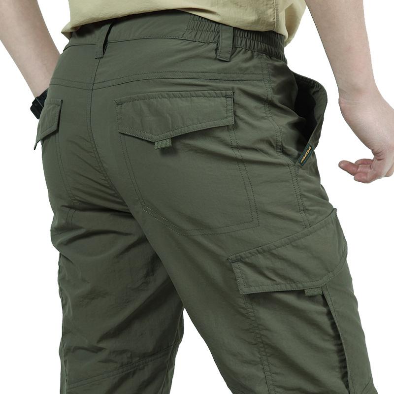 Men's 105 Quick Dry Lightweight Waterproof Summer Hiking Trousers - Large Size