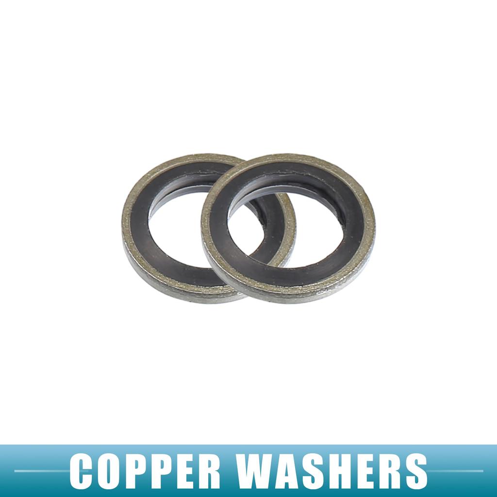 A ABSOPRO Banjo Bolt Cooler Screw Fitting Ball Head Brake Line Fitting Adapter