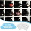 Consecutive Number Stickers - 1 to 100 Round Labels, Vinyl, Small (0.4inch), 50 Sheets - Inventory/Storage Organizing
