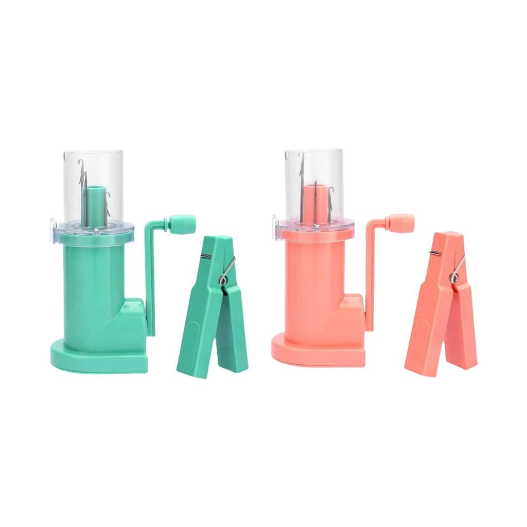 Manual Spool Knitter Portable Hand Knitting Machine Mini Weave Tool for DIY Sweater Bracelets Knitting Supplies