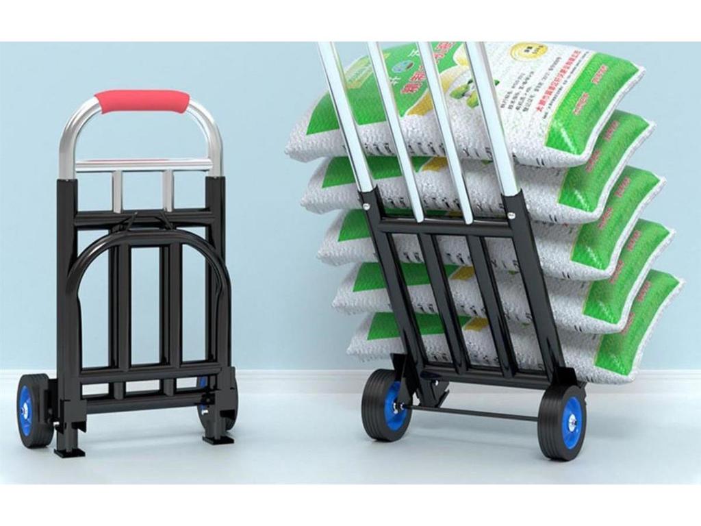 Foldable Handcart for Shopping and Luggage Transport