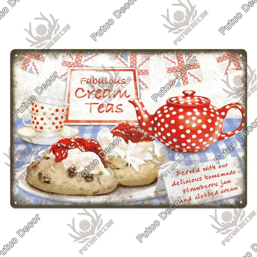 

Летний Десерт Знак Винтажный Жестяной Постер Металлический Знак Металлическая Табличка Ретро Стиль Настенный Декор Кухня Кафе Домашнее Украшение 20x30cm