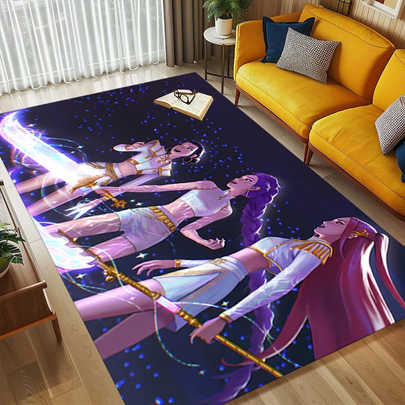 Fantasy Sisters Carpet Rug for Bedroom Living Room Home Sofa Decoration,Office Home Decor Game Large Decor Floor Mat